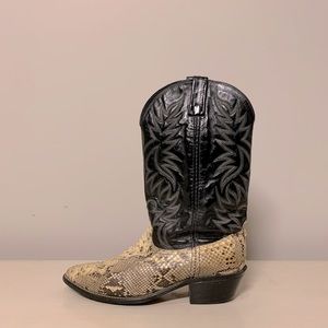 Men’s Exotic Python Snakeskin Boots Handmade